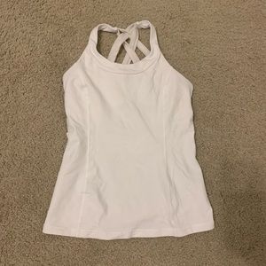 Lululemon White Tank